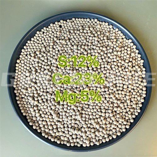 顆粒硫酸カルシウム（S 12％CA 23％mg：5％）